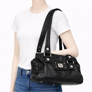 Marc Jacobs Trun Lock Leather Satchel bag